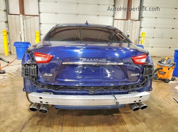 ZAM57YTA8J1278656 2018 MASERATI GHIBLI Blue Vista trasera