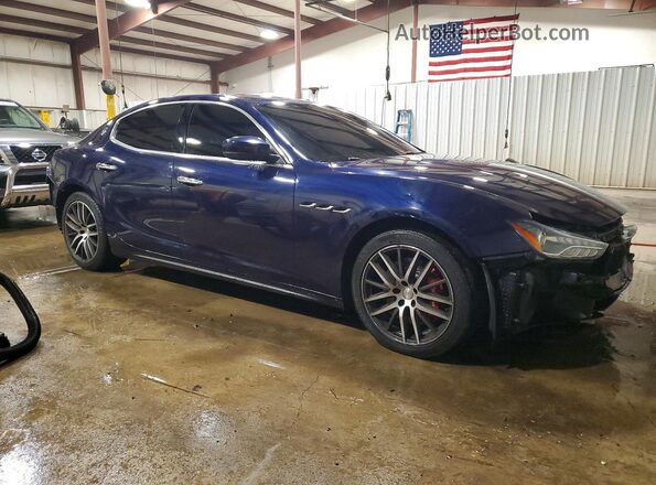 ZAM57YTA8J1278656 2018 MASERATI GHIBLI Blue Delantero derecho