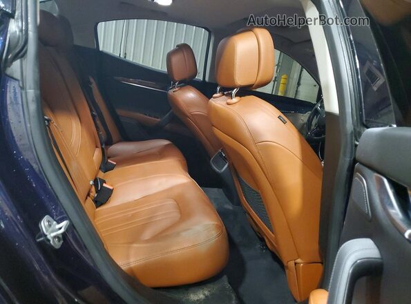 ZAM57YTA8J1278656 2018 MASERATI GHIBLI Blue Vista de los asientos traseros
