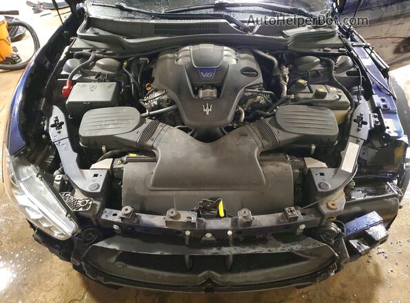 ZAM57YTA8J1278656 2018 MASERATI GHIBLI Blue Vista interior trasera