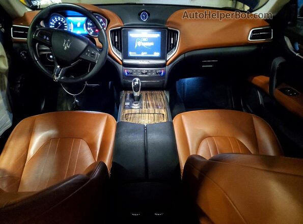 ZAM57YTA8J1278656 2018 MASERATI GHIBLI Blue Vista del salpicadero