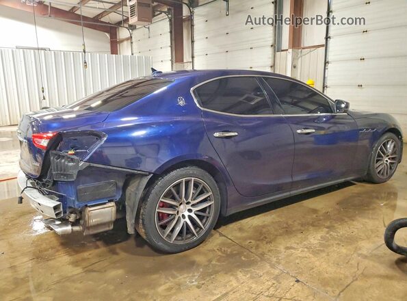 ZAM57YTA8J1278656 2018 MASERATI GHIBLI Blue Trasero derecho