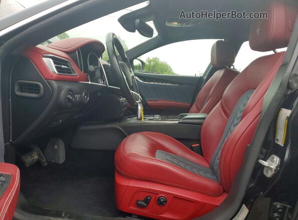 ZAM57YTL7J1290833 2018 MASERATI GHIBLI Черный Вид салона спереди