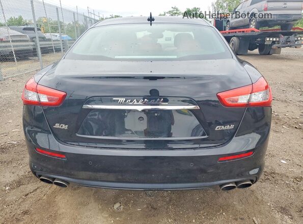 ZAM57YTL7J1290833 2018 MASERATI GHIBLI Черный Вид сзади