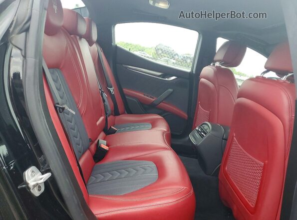 ZAM57YTL7J1290833 2018 MASERATI GHIBLI Черный Вид задних сидений