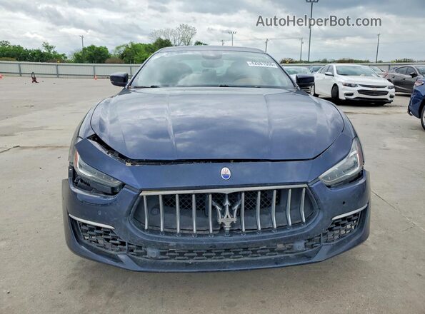 ZAM57YTL7K1319118 2019 MASERATI GHIBLI Blue Front view