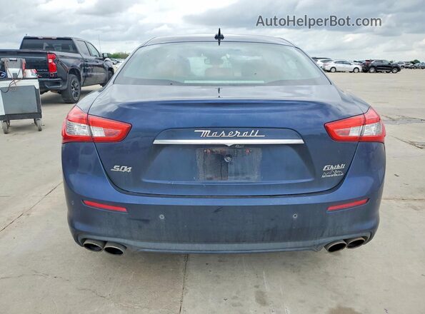 ZAM57YTL7K1319118 2019 MASERATI GHIBLI Blue Rear view