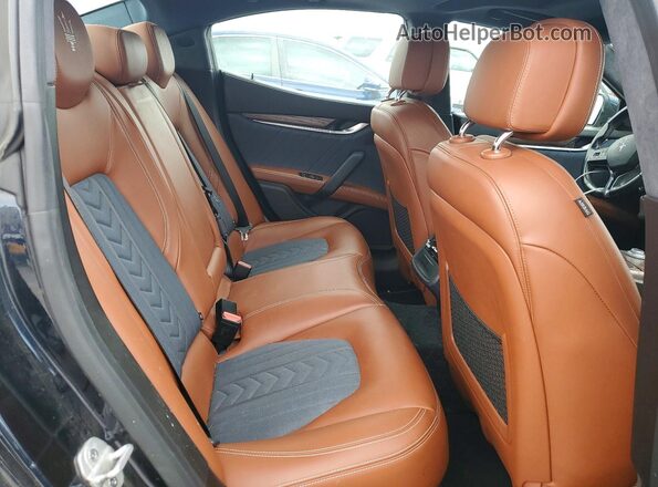 ZAM57YTL7K1319118 2019 MASERATI GHIBLI Blue Rear seats view