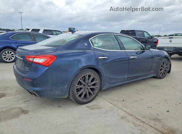 ZAM57YTL7K1319118 2019 MASERATI GHIBLI Blue Rear right