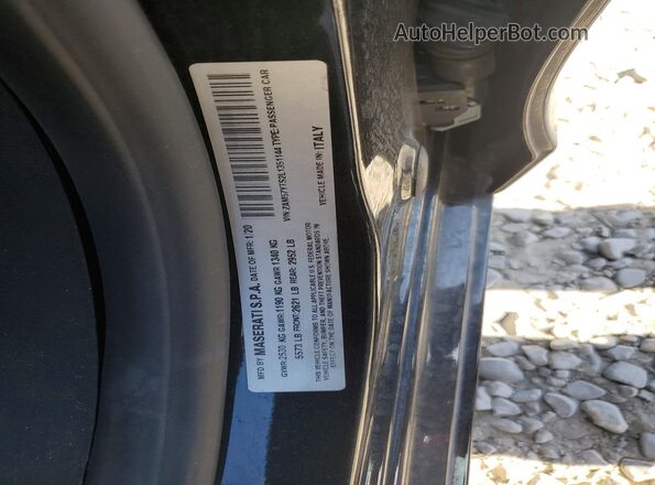 ZAM57YTS2L1351144 2020 MASERATI GHIBLI Black 