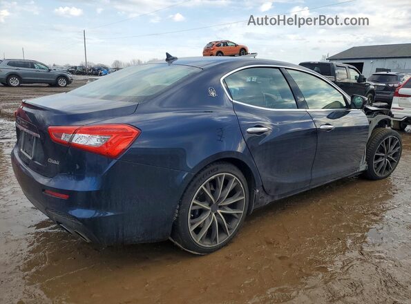 ZAM57YTS8K1321998 2019 MASERATI GHIBLI Blue Rear right