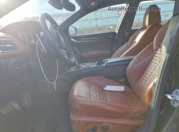 ZAM57YTS8K1321998 2019 MASERATI GHIBLI Blue Front interior view
