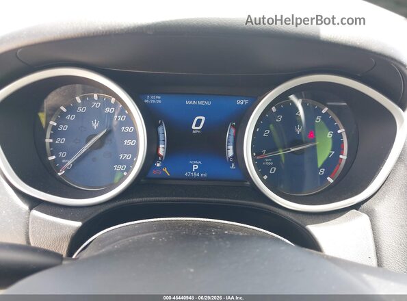 ZAM57YTS9L1343767 2020 MASERATI GHIBLI Gray Հետևի նստատեղերի տեսք