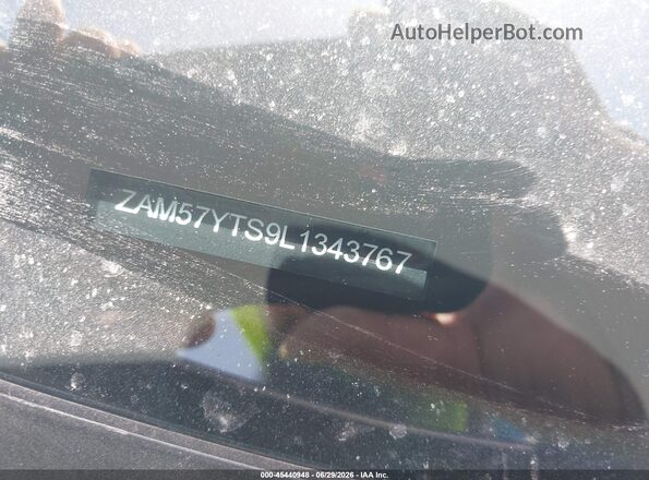 ZAM57YTS9L1343767 2020 MASERATI GHIBLI Gray 
