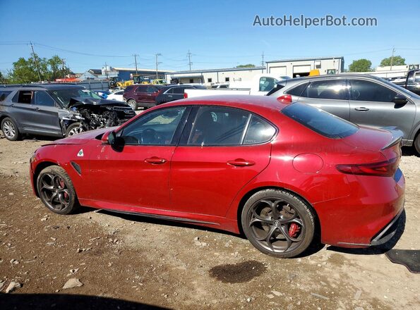 ZARFAEAV1J7580503 2018 ALFA ROMEO GIULIA Red Հետևի ձախ