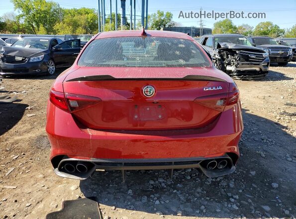 ZARFAEAV1J7580503 2018 ALFA ROMEO GIULIA Red Հետևի տեսք