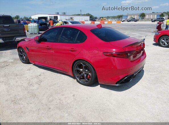 ZARFAEAV2J7575634 2018 ALFA ROMEO GIULIA Красный Задняя левая четверть