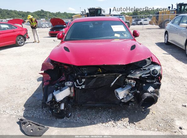 ZARFAEAV2J7575634 2018 ALFA ROMEO GIULIA Красный Вид спереди