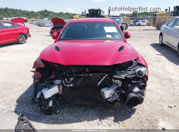 ZARFAEAV2J7575634 2018 ALFA ROMEO GIULIA Красный Вид щитка приборов
