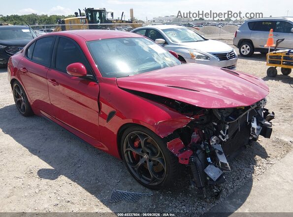 ZARFAEAV2J7575634 2018 ALFA ROMEO GIULIA Красный 