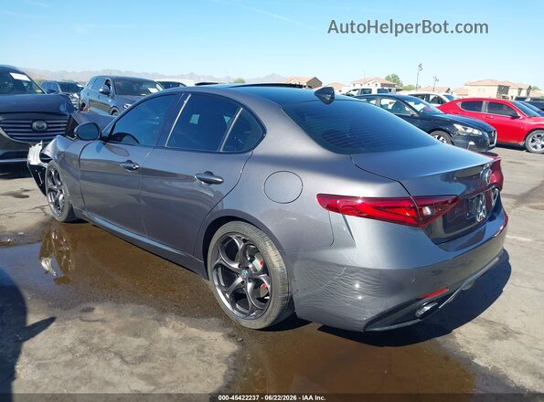 ZARFAECN8H7549949 2017 ALFA ROMEO GIULIA Gray Rear left