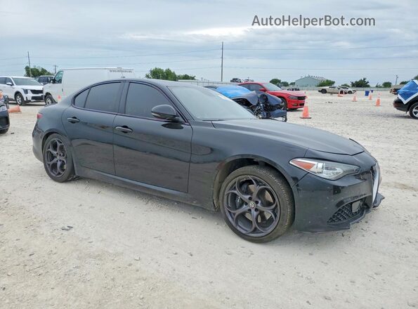 ZARFAECN8J7599479 2018 ALFA ROMEO GIULIA Black Առջևի աջ