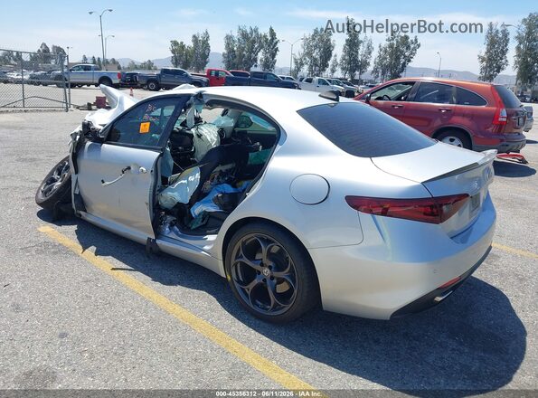 ZARFAECN9J7582951 2018 ALFA ROMEO GIULIA Silver Հետևի ձախ