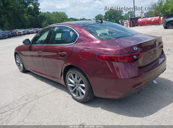 ZARFAEEN9H7558012 2017 ALFA ROMEO GIULIA Maroon უკანა მარცხენა