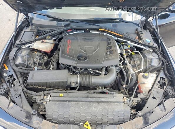 ZARFAEEN9J7563779 2018 ALFA ROMEO GIULIA Black Սալոնի հետևի տեսք