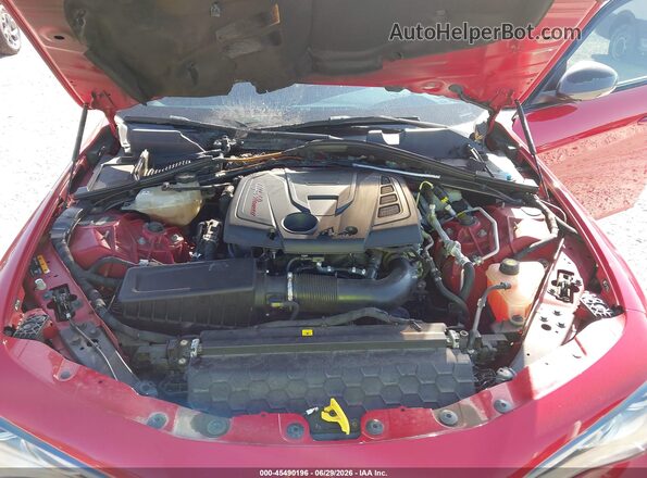 ZARFAMAN0L7626075 2020 ALFA ROMEO GIULIA Red Հետևի տեսք