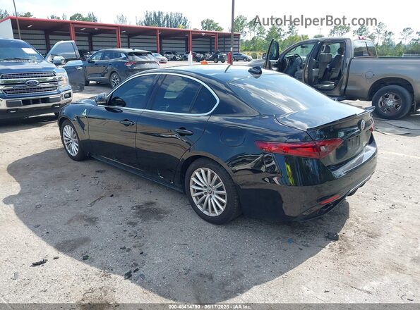 ZARFAMAN2M7644577 2021 ALFA ROMEO GIULIA Black Tył lewy