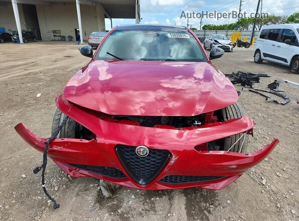 ZARFAMAN3L7631464 2020 ALFA ROMEO GIULIA Red Vista frontal