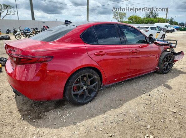 ZARFAMAN3L7631464 2020 ALFA ROMEO GIULIA Red Trasero derecho