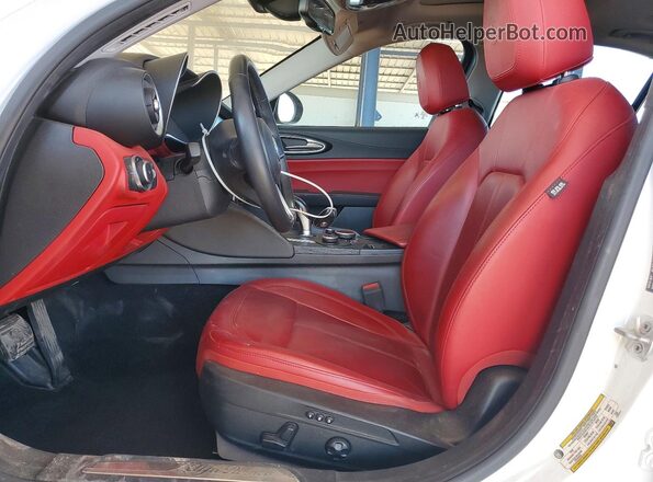ZARFAMAN6K7609540 2019 ALFA ROMEO GIULIA White Vista interior delantera