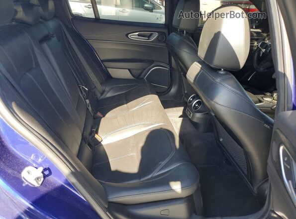 ZARFAMAN7N7660498 2022 ALFA ROMEO GIULIA Blue უკანა სავარძლების ხედი