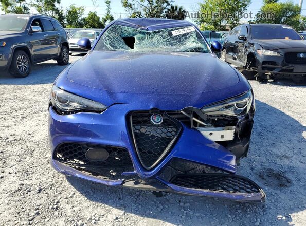 ZARFAMAN7N7660498 2022 ALFA ROMEO GIULIA Blue წინა ხედი