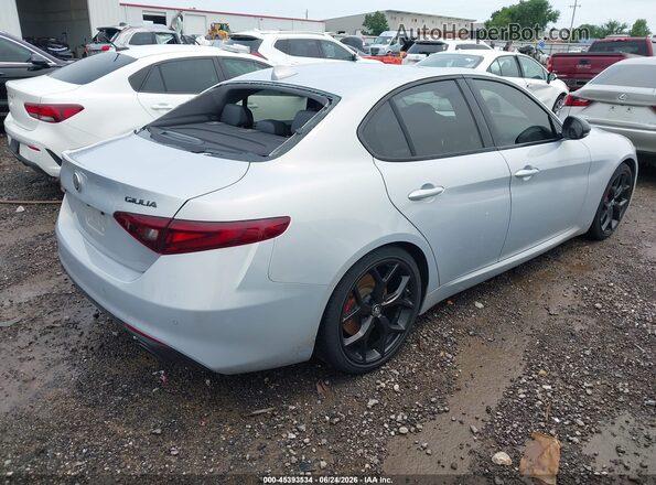 ZARFAMANXL7638802 2020 ALFA ROMEO GIULIA Blue Задня права чверть