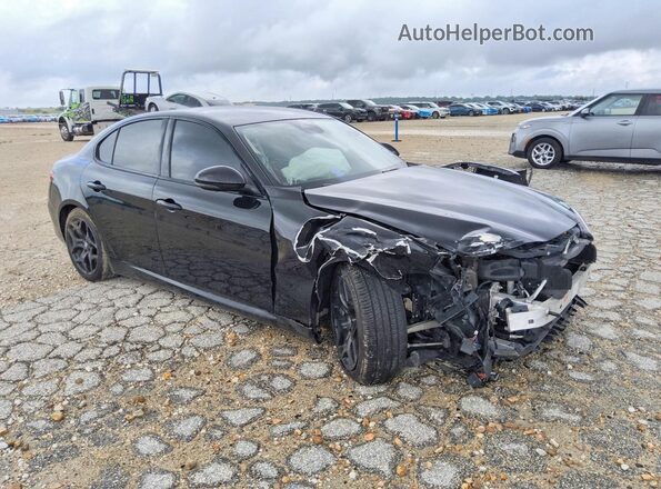 ZARFAMANXM7646366 2021 ALFA ROMEO GIULIA Black Delantero derecho