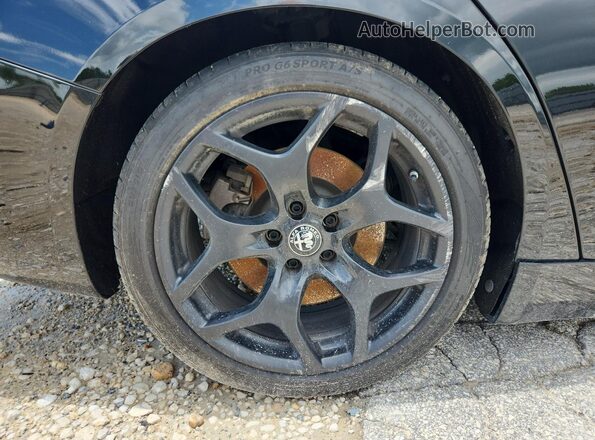 ZARFAMANXM7646366 2021 ALFA ROMEO GIULIA Black Vista de los asientos traseros