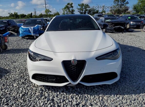 ZARFAMBN1P7676374 2023 ALFA ROMEO GIULIA White Вид спереду