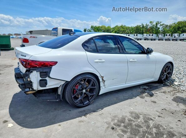 ZARFAMBN2M7644027 2021 ALFA ROMEO GIULIA White Задня права чверть