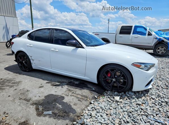 ZARFAMBN2M7644027 2021 ALFA ROMEO GIULIA White Передня права чверть