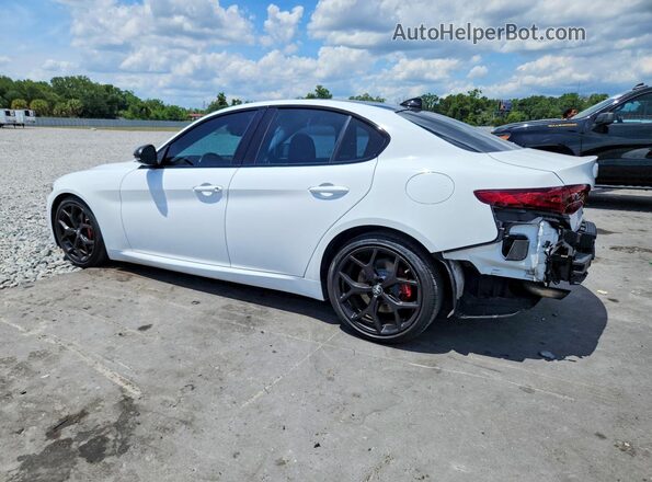 ZARFAMBN2M7644027 2021 ALFA ROMEO GIULIA White Задня ліва чверть