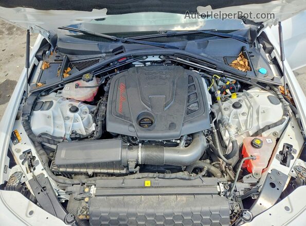 ZARFAMBN2M7644027 2021 ALFA ROMEO GIULIA White Вид задньої частини салону