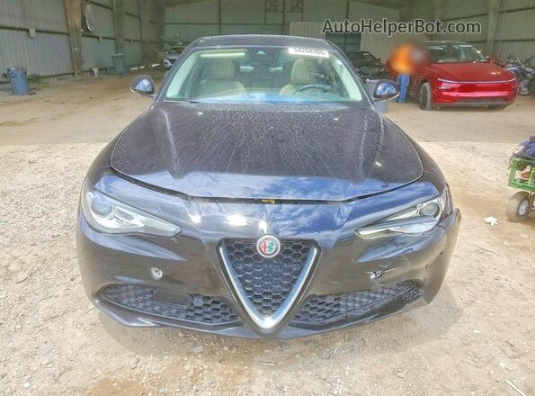 ZARFAMBN3K7621594 2019 ALFA ROMEO GIULIA Black Front view