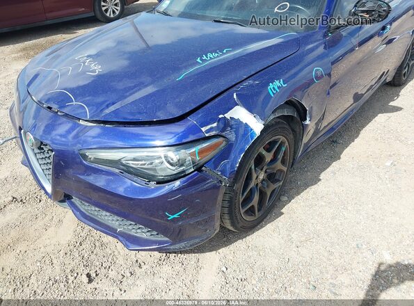 ZARFAMBN3N7662182 2022 ALFA ROMEO GIULIA Синий Вид спереди