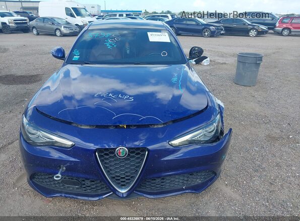 ZARFAMBN3N7662182 2022 ALFA ROMEO GIULIA Синий Вид щитка приборов