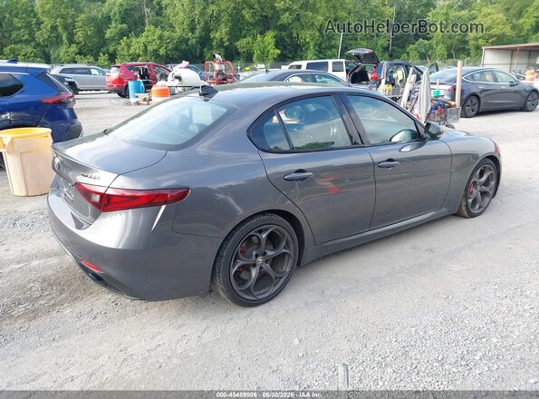 ZARFAMBN4K7606148 2019 ALFA ROMEO GIULIA Черный Задняя правая четверть