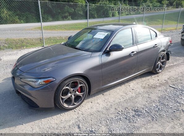 ZARFAMBN4K7606148 2019 ALFA ROMEO GIULIA Черный Передняя левая четверть