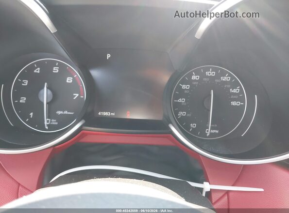 ZARFAMBN9L7634612 2020 ALFA ROMEO GIULIA Blue Vista de los asientos traseros